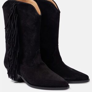 Black Fringe Isabel Marant Boots